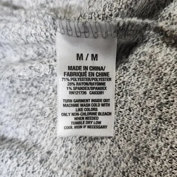 Aeropostale Gray Lightweight Open Long Sleeve Cardigan Sweater Size Medium - Picture 4 of 4